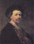 Portret van Rembrandt Rembrandt Harmensz Van Rijn